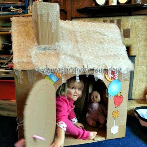{too Cute} It S A Giant Gingerbread House Made From A