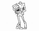 Zombie Headless Coloring Halloween Coloringcrew sketch template