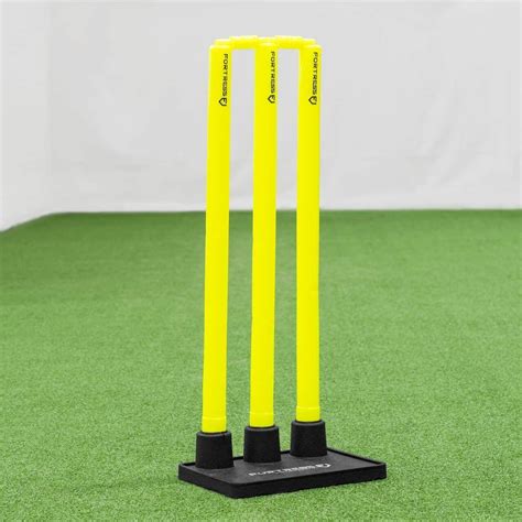 fortress rubber base cricket stumps flexi stumps net world sports