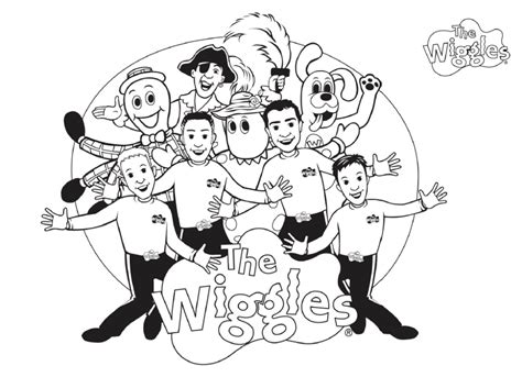 printable wiggles coloring pages  kids cartoon coloring pages