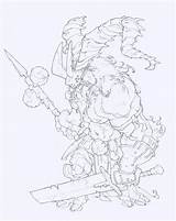 Wrath Kings Visit Character sketch template