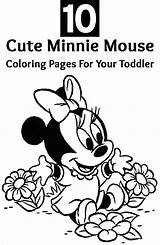 Minnie Mouse Coloring Bow Getcolorings sketch template