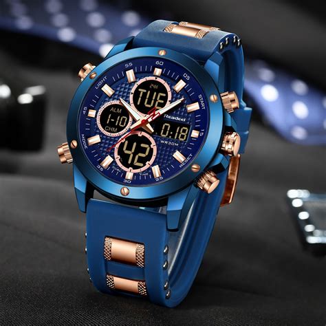 Mens Watches Top Brand Luxury Chronograph Gold Men Watch