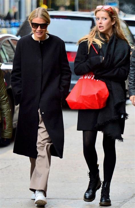 gwyneth paltrow steps out in new york with mini me