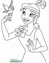 Tiana Disneyclips Frog sketch template