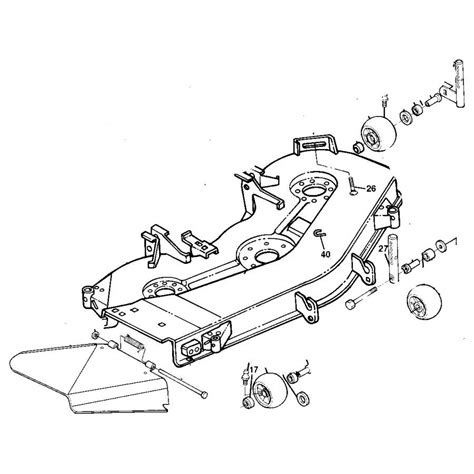mower deck parts diagram