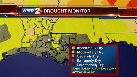 abnormally dry even with a 60 rain surplus