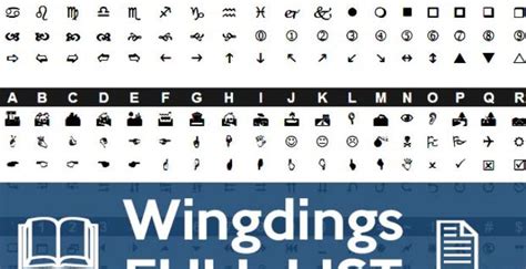 wingdings symbols wingdings translator