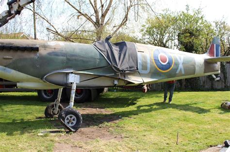 spitfire aircraft replica   museums hands   loaned