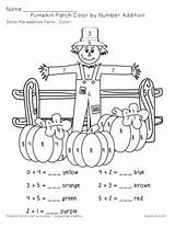 Pumpkin Addition Subtraction sketch template