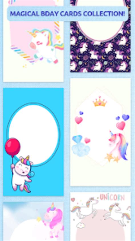 unicorn birthday invitations  android