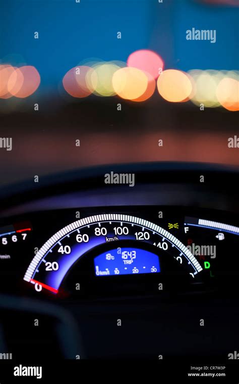 car meter  night stock photo alamy