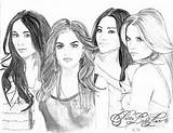 Liars Mladenova Kristina Pll Unexpected Hale Maldosas 14th Coloriages Escolha sketch template