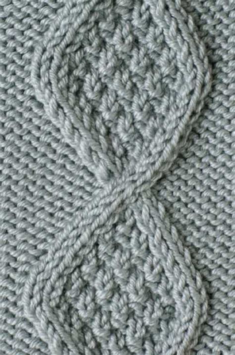 knitting stitch textured diamond cable panel knitting kingdom