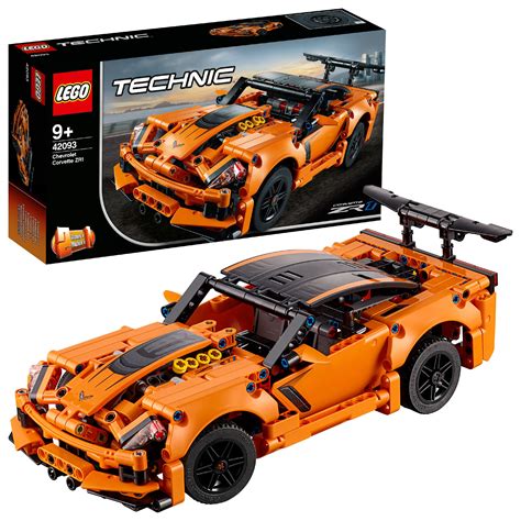 lego technic chevrolet corvette zr  model car building set