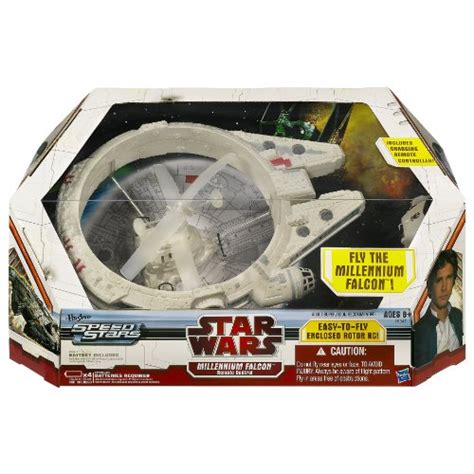 star wars flying millenium falcon rc  deals toys
