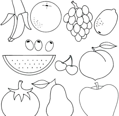 fruits  vegetables coloring pages  getcoloringscom