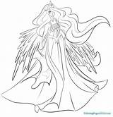 Celestia Coloring Princess Pony Little Pages Luna Human Drawing Printable Getcolorings Getdrawings Print Color Popular Colorings sketch template