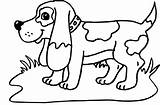 Coloring Dog Pages Faithful Animal Hat Huge Cute sketch template