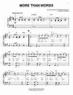 Image result for More Than Words Sheet Music Free. Size: 150 x 195. Source: www.sheetmusicdirect.com