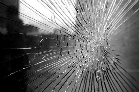 Broken Glass Black And White Version Daniel Barker Flickr