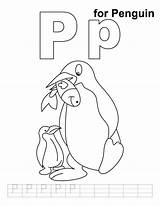 Coloring Penguin Alphabet Pages Printable Kids Print Letter Worksheet Color Sheets Cute Bestcoloringpages Everfreecoloring Adults Comments sketch template