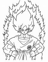 Coloring Dragon Ball Goku Super Pages Saiyan Library Clipart sketch template