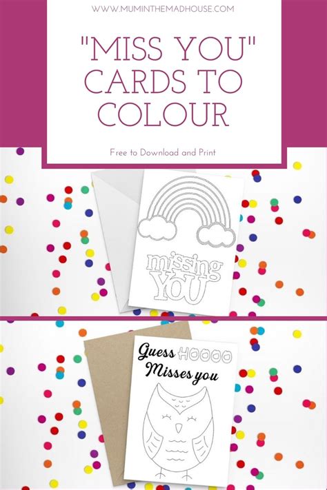 printable   cards  colour mum   madhouse