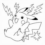 Pikachu Coloringhome sketch template