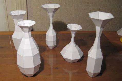 papermau paper vases  templates  tutorial  sphere