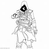 Creed Assassin Ezio Auditore Xcolorings 1100px Ubisoft sketch template