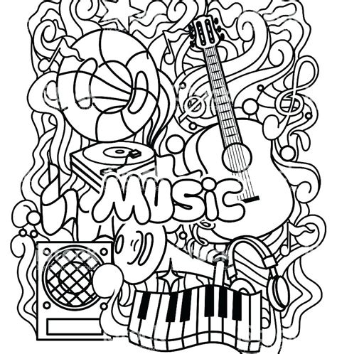 instrument coloring pages  getcoloringscom  printable