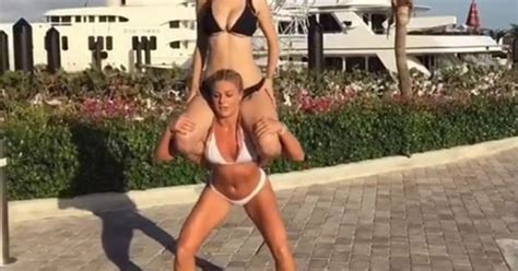 Stunning Swedish Instagram Babe Squats Using Her Sexy