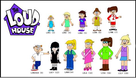 loud house characters ages images   finder
