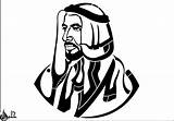 Zayed Sheikh Uae Chemnad Sultan Nahyan sketch template