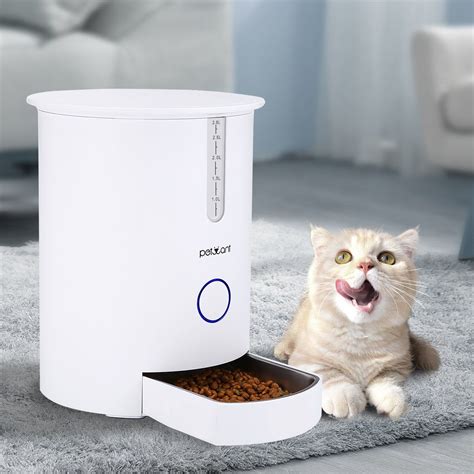 focuspet automatic cat feeder food dispenser timer programmable    meals  day