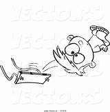 Falling Cartoon Coloring Swing Boy Off Vector Outlined 1024 Designlooter Ron Leishman Royalty 51kb sketch template