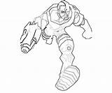 Cyborg Injustice Gods Armor sketch template