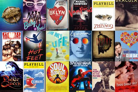 list  broadway shows examples  forms