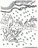 Coloring Storm Snow Pages Thunderstorm Jesus Falling Tornado Drawing Clipart Calming Kids Winter Mountain Getcolorings Color Comments Printable Getdrawings Library sketch template