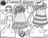 Paper Doll Dolls Printable Gowns Cranach Historical Dress Paperthinpersonas 1500s Coloring Century Saxony Clothing Buxom Bodacious Color Vintage Puppets Pages sketch template