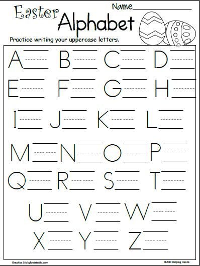 easter letter writing practice   teachers