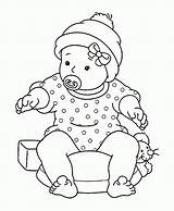 Coloring Baby Pages Printable Shower Popular Kids sketch template