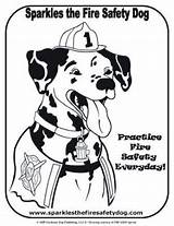 Fire Safety Dog Coloring Sparkles Kids Thank Drawing Sprout Pbs Use Their Book sketch template