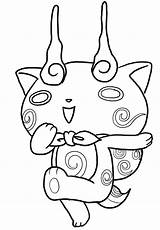 Yo Kai Komasan Coloring Pages sketch template