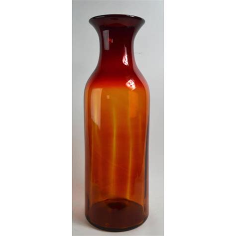 Large Glass Vase Attributed To Blenko Chairish