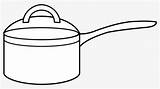 Stove Saucepan Frying sketch template