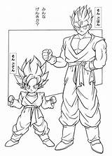 Goten Gohan Trunks Spazioinwind Divertimento Buon Majin sketch template