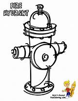 Hydrant Fire Coloring sketch template