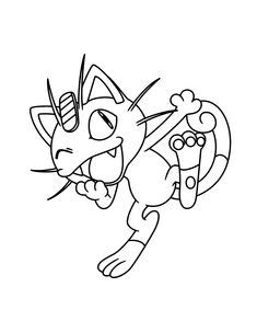pokemon cat coloring pages embroidery pokemon coloring pages